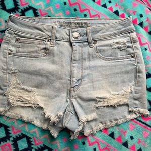 🌼AE light denim stretch shorts🌼